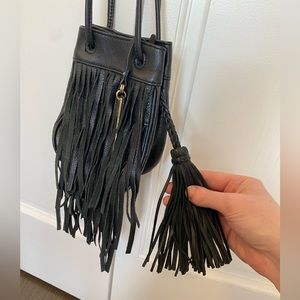 Vince Camuto Tassle Black Purse
